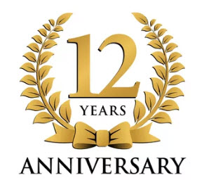 12th year anniversary